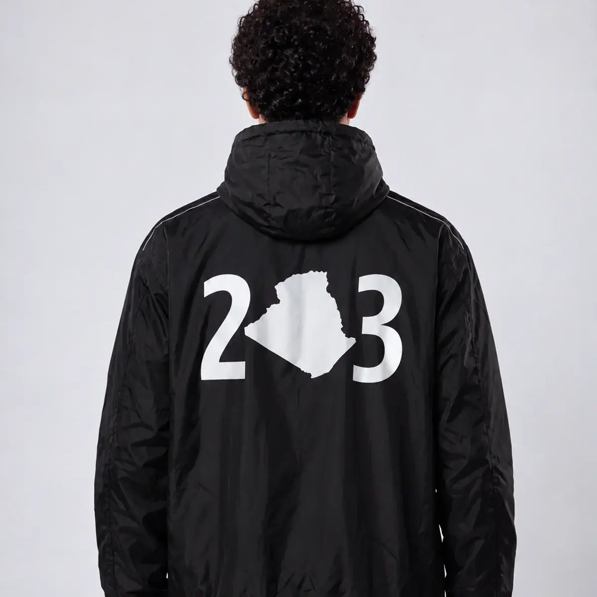 Veste 213 Algérie réfléchissante portée, marquage dos